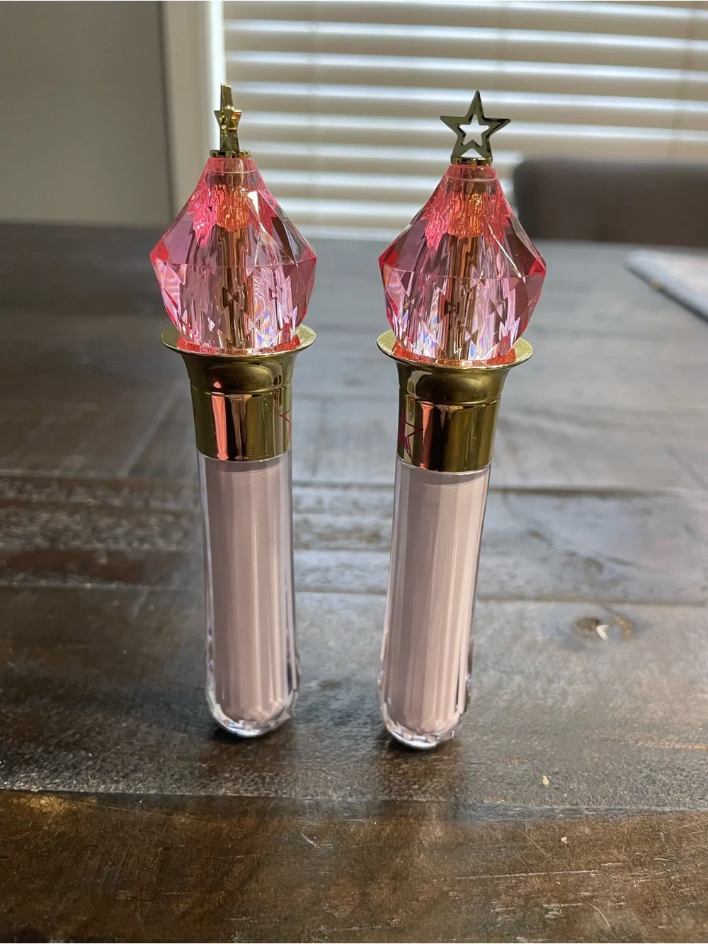 Jeffree Star Pink Eyeshadow Singles & Iridescent Lip Gloss Duo